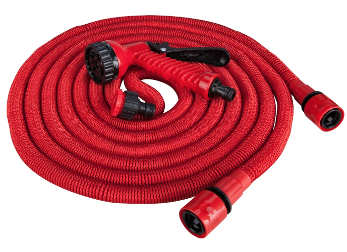 Furtun extensibil SUPER HOSE 22M de gradina Rosu